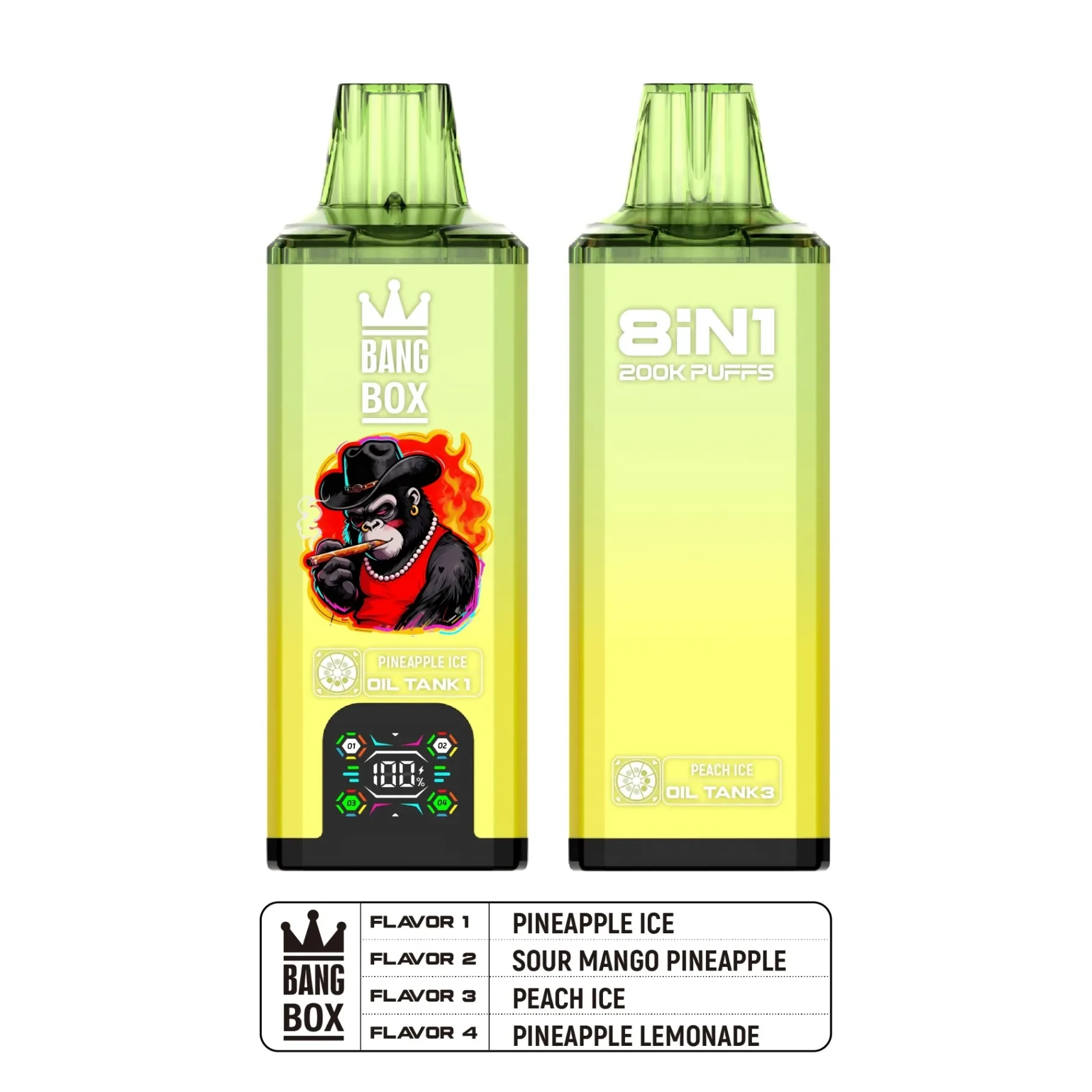 bang-box-8-em-1-20000-puffs-vape-descartavel-abacaxi-gelado-manga-azeda-abacaxi-pessego-gelado-limonada-abacaxi