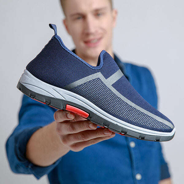 COMFORTSLIP™ - TÊNIS DE ACADEMIA COM ESPUMA DE MEMÓRIA MASCULINA