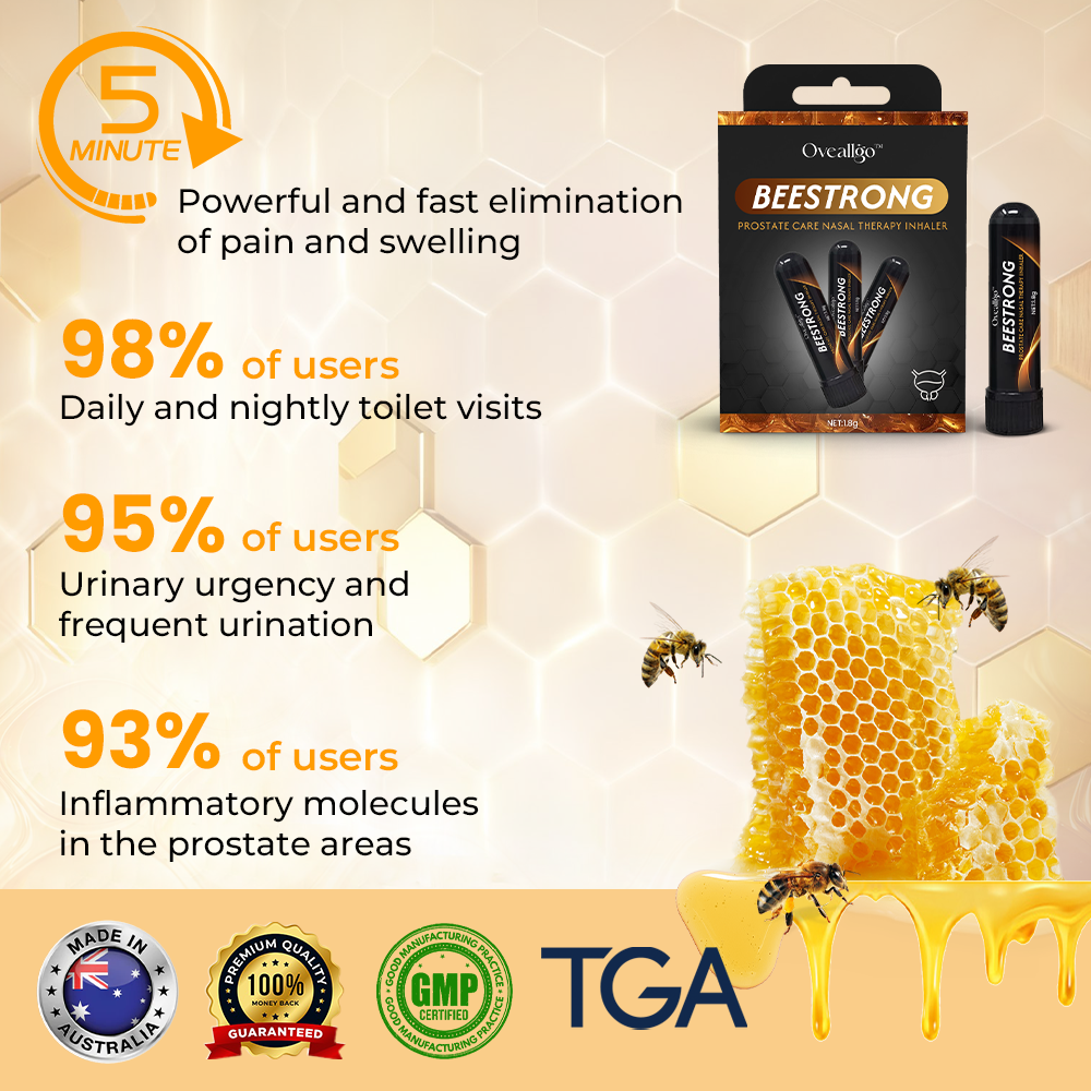 ✅Loja oficial: Oveallgo™ PRO BeeStrong Prostate Care Nasal Therapy Inhaler👨‍⚕️Aprovado pela Associação Urológica da Austrália (USANZ) (reduzindo o inchaço da próstata, dor, desconforto, dor e fadiga urinária)