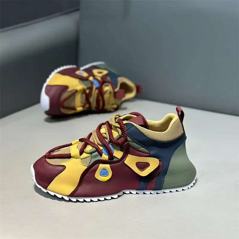 2024 νέα χοντρή σόλα casual αθλητικά παπούτσια