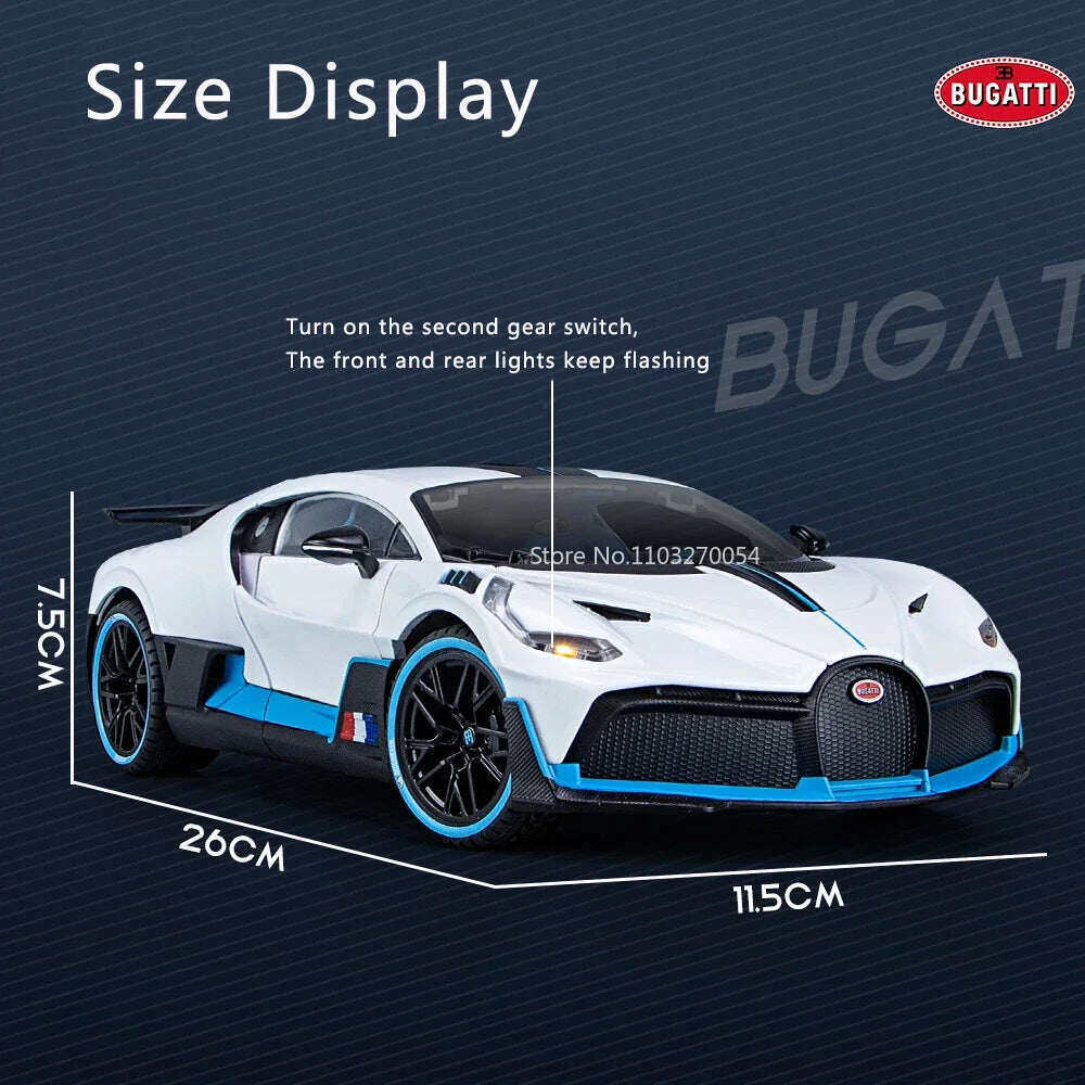 1:18 Αυτοκίνητο μοντέλου Bugatti Divo Sports Diecast