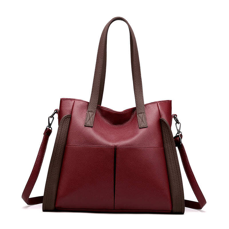 Bolsa feminina de estilo universal com alta capacidade