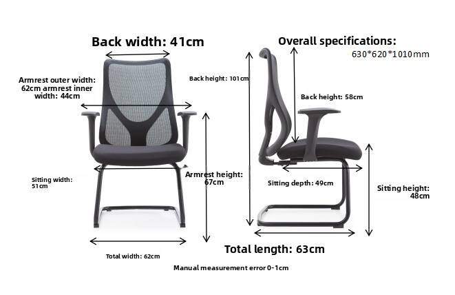 Hot Selling Cheap Price Durable Skin Friendly Fabric Mesh Office Chairs with Cotton Seat Cushion