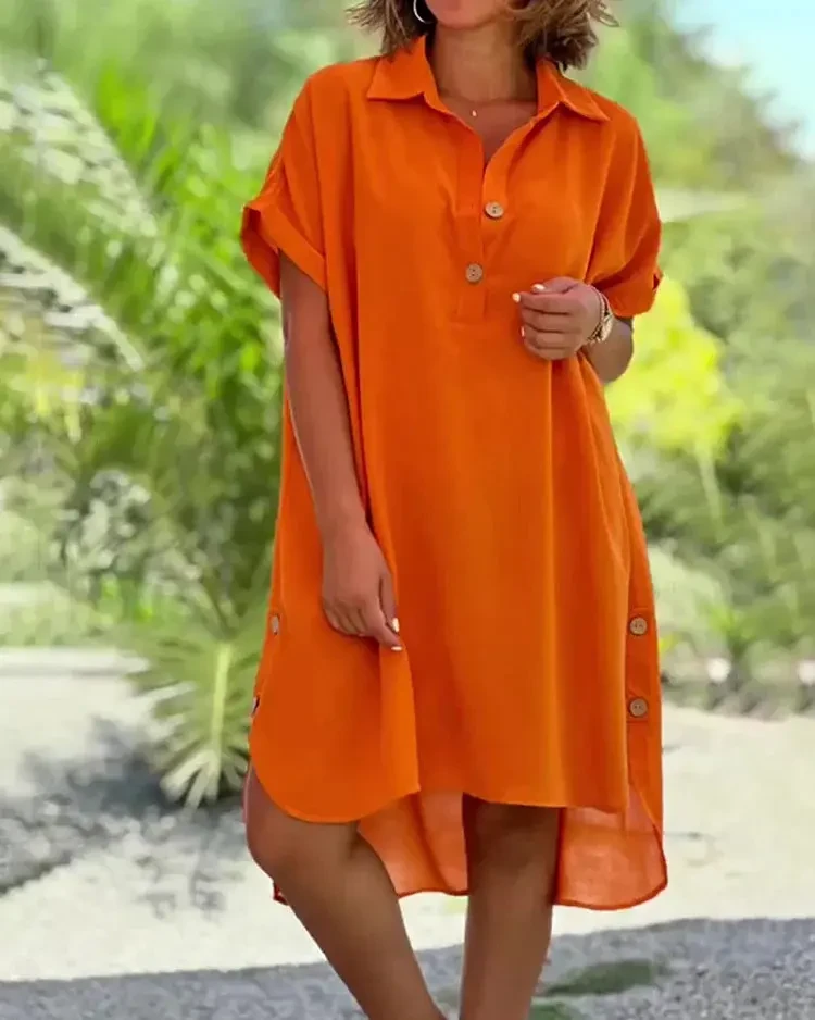 【S-5XL】Vestido moderno de alta qualidade, leve e respirável.