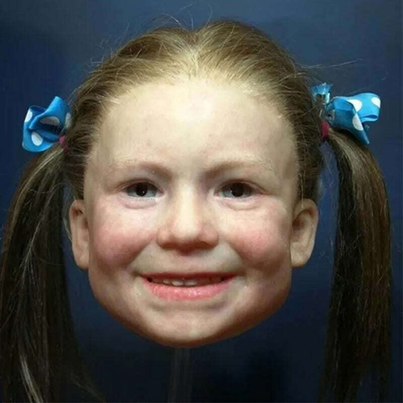 Máscara de látex de simulação de Halloween