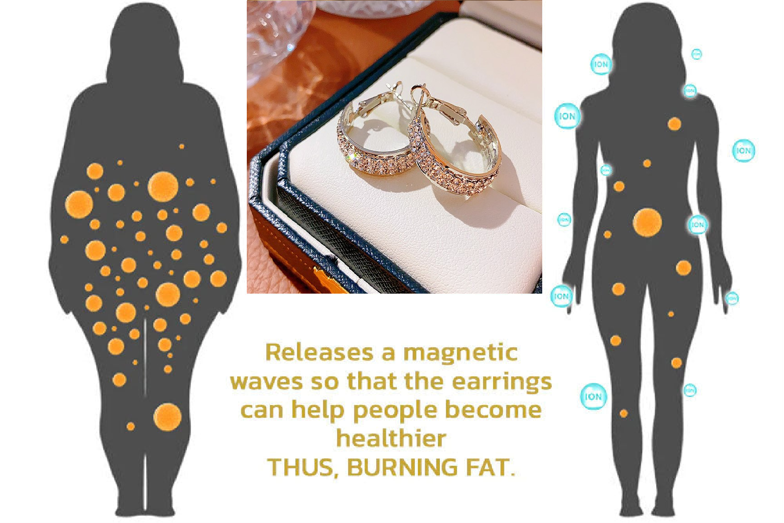 Brincos de argola para atividades linfáticas (promoção por tempo limitado 🔥 último dia)