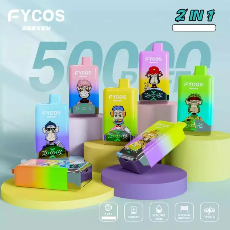 FYCOS Dual Tastes 50000 Puffs Disposable Vape Wholesale