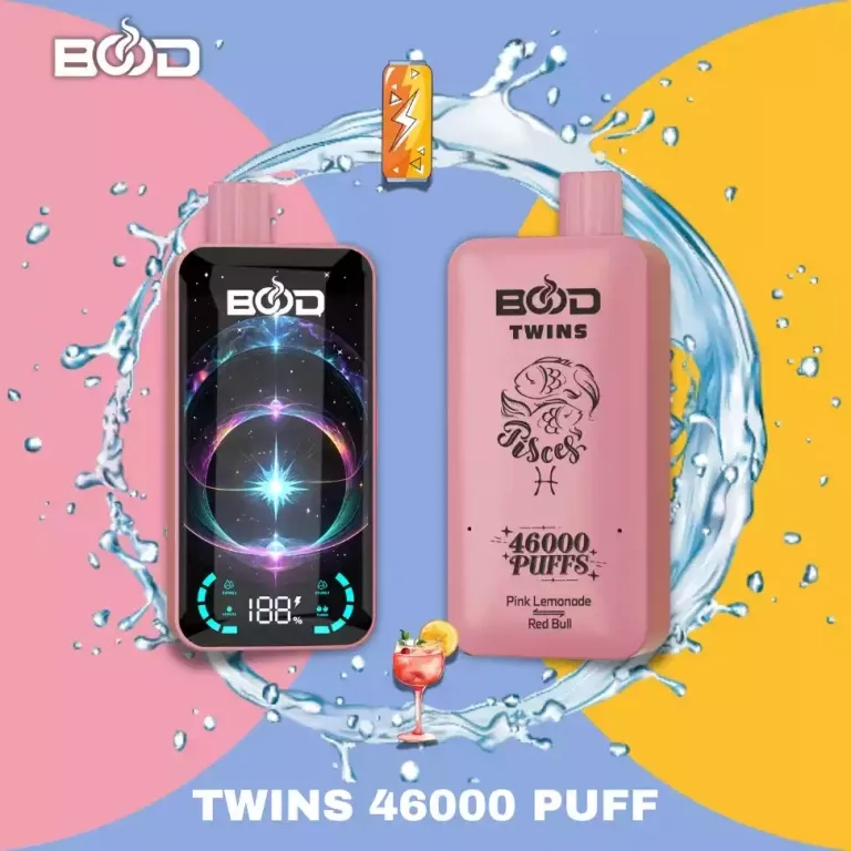 BOOD TWINS 46000 Puffs disposable vapes Peach Mango & Watermelon_2