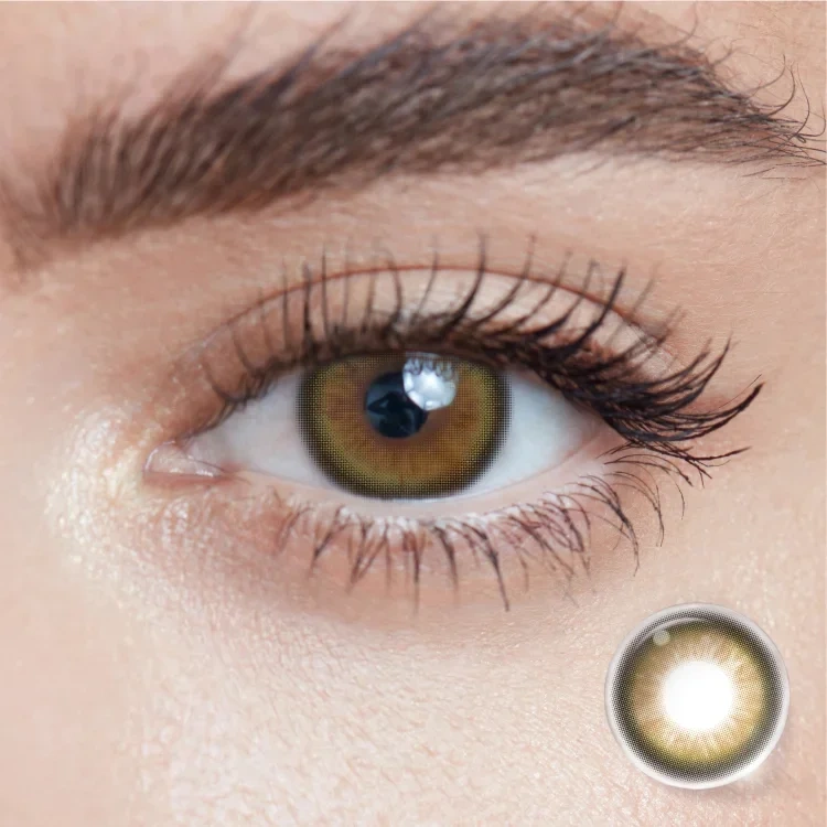 🔥 Buy one get one free ⌛ Norwegian Wood / Olive Green（DIA : 14.2mm；G.DIA : 13.6mm；BC : 8.7mm） | 6 Months, 2 pcs