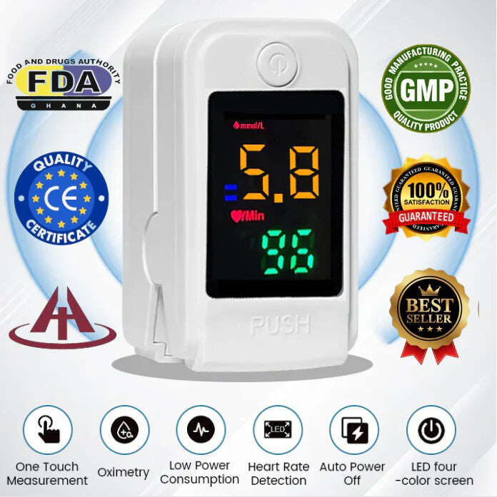 【OFFICIAL STORE】 Oveallgo™ Glucosense ULTRA Non-Invasive Laser Blood Glucose Meter [99.9%Accuracy 👍 Latest R&D in Medical Technology]