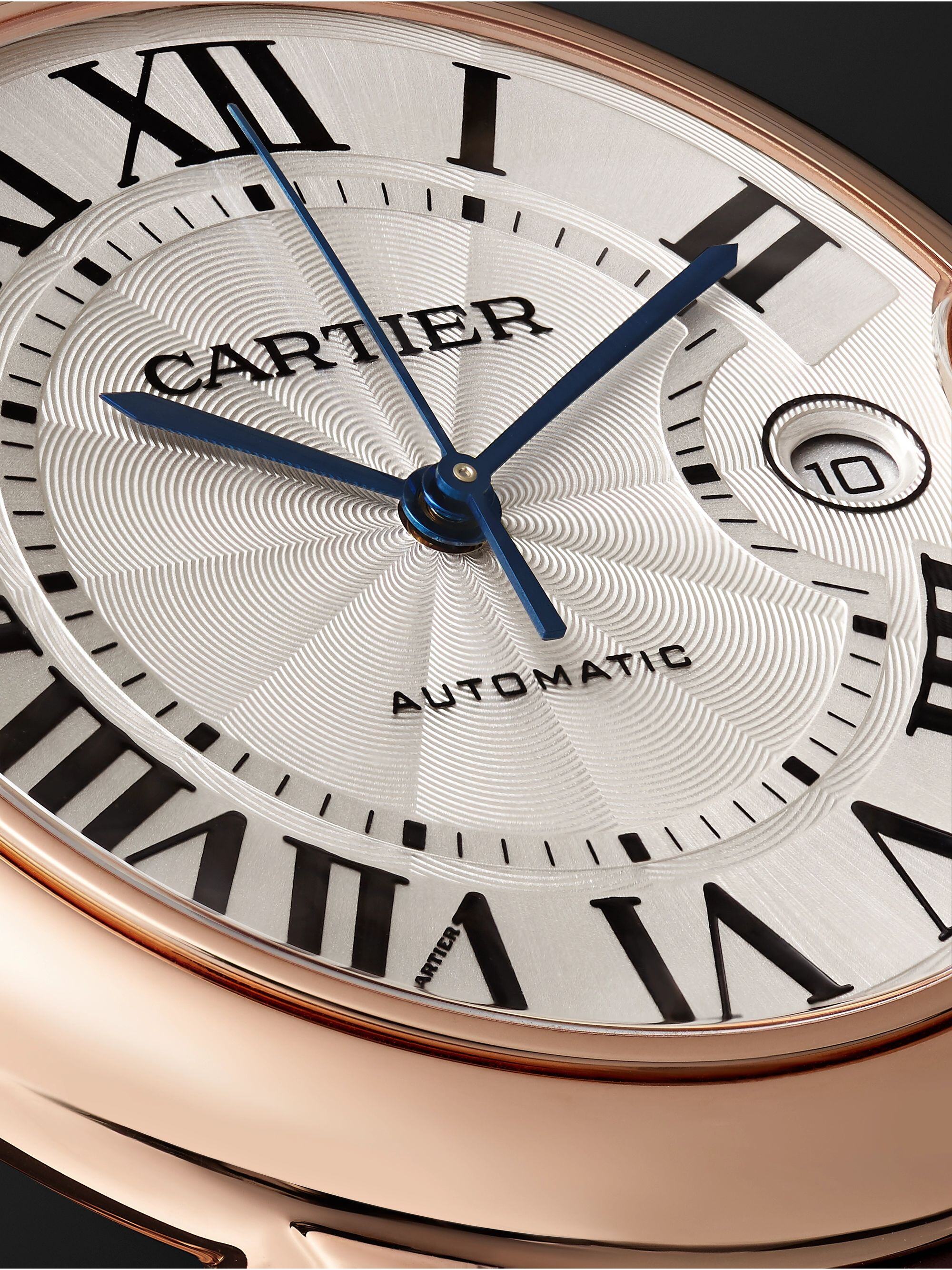 Automatic 42mm 18-Karat Pink Gold and Alligator Watch, Ref. No. CRWGBB0017