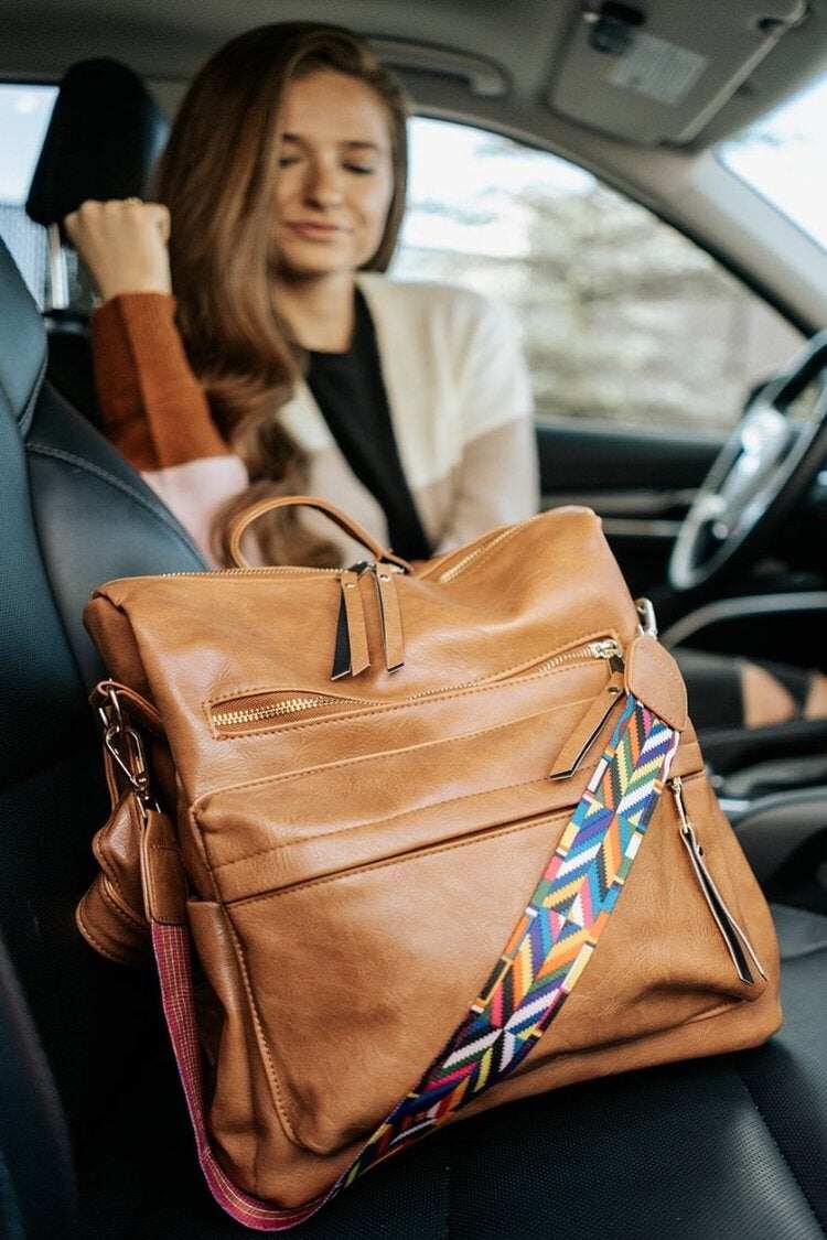 Bolsa de couro macio