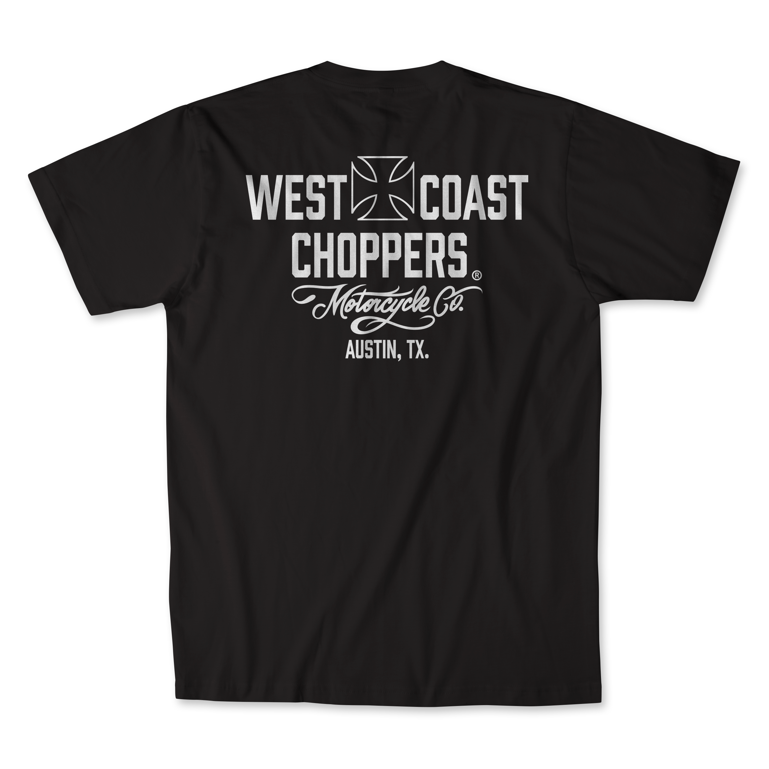 West Coast Choppers Motorcycle Co. Camiseta - Preta