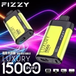 Fizzy Luxury 15000 Puffs LCD Screen Rechargeable Disposable Vapes Orange Mango Watermelon