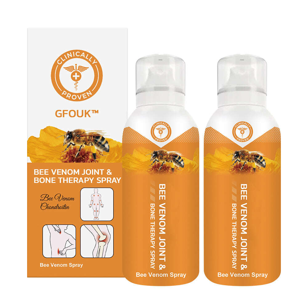 COMPRE 1 LEVE 1 DE GRAÇA!! Spray de terapia óssea e articulares GFOUK™ Bee Venom ⭐⭐⭐⭐⭐ (4.9/5)