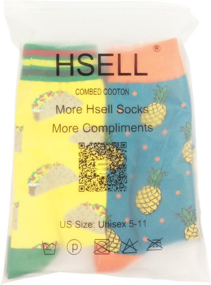 Meias coloridas divertidas