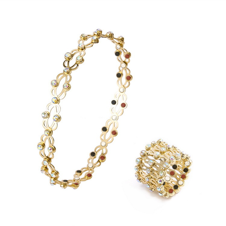 PreSlim 2 em 1 Anel Pulseira Transformadora de MagneticTherapy Ajustável