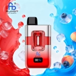 FUMOT ECO 2IN1 50K is a high-capacity rechargeable disposable vape Redbull Ice & Blueberry Peach Ice