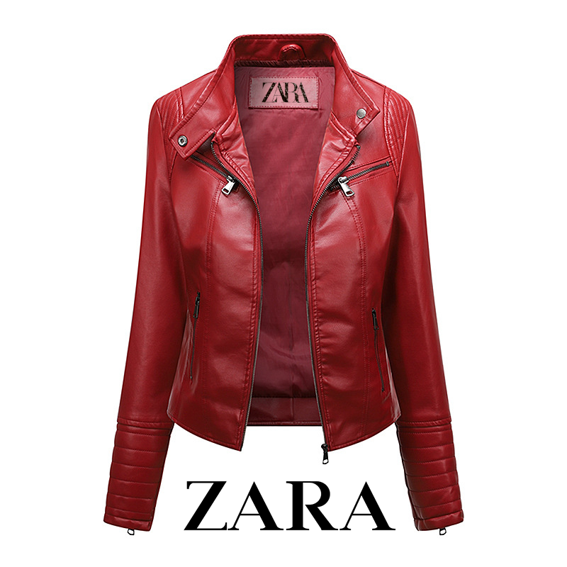 [ZARA] Kurtka skórzana damska (dostępna wiosną, jesienią i latem)
