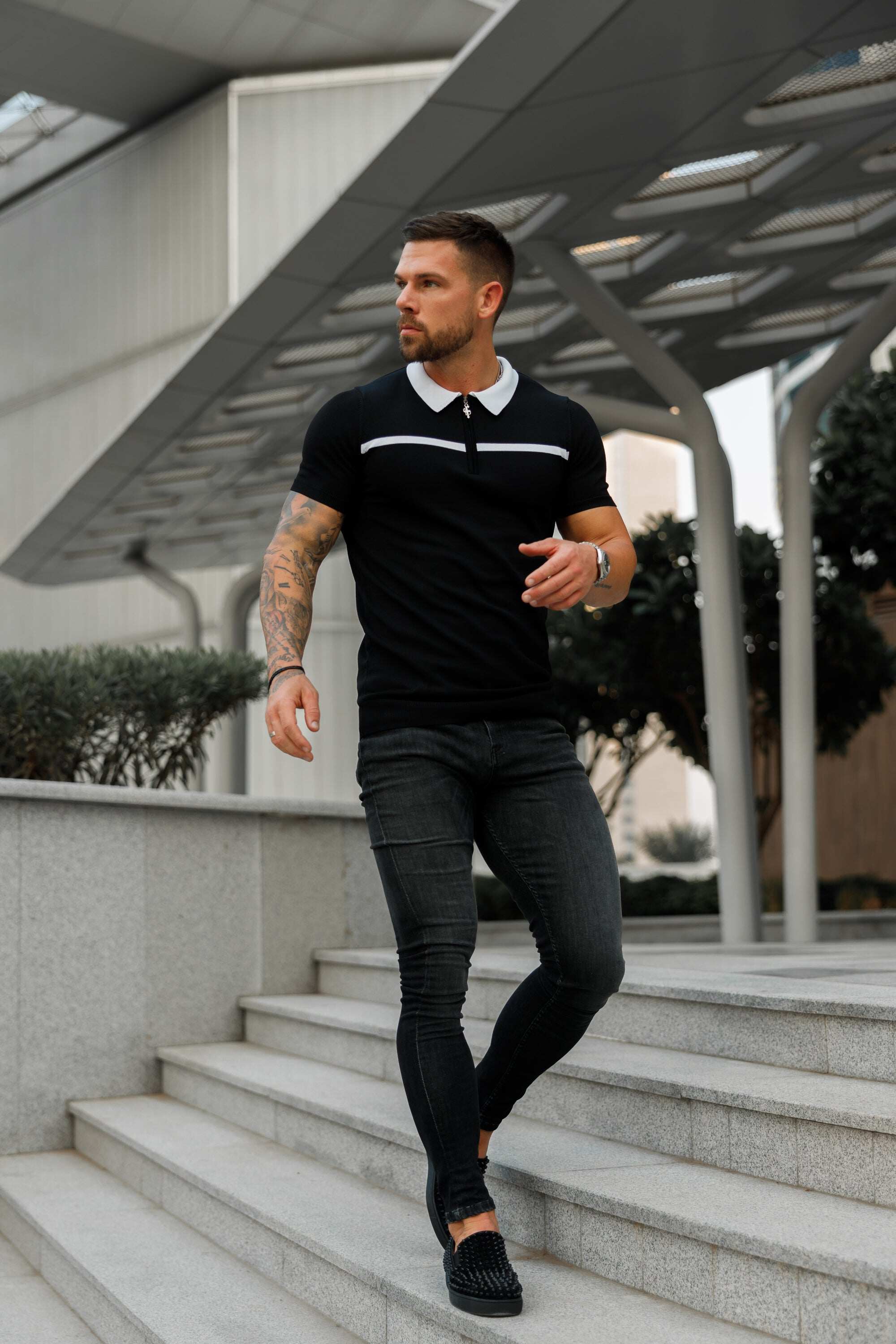 Ultra Stretch Black Slim Jeans - FSJEAN003