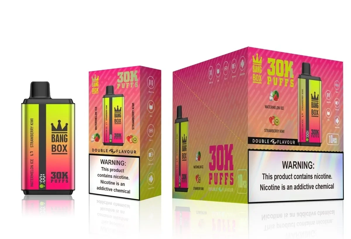 Bang Box 30000 Puffs - Vape Descartável Recarregável com Sabor Duplo