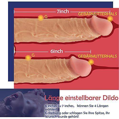 Ρεαλιστικοί δονητές dildo με λειτουργία έλξης 10 τρόπων Aivrobta