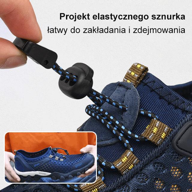 Męskie buty podwójnego zastosowania na świeżym powietrzu
