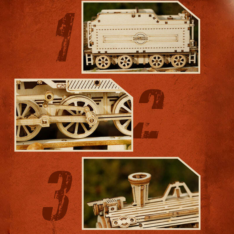 Cruzador de estrada de brinquedo de montagem tridimensional criativa