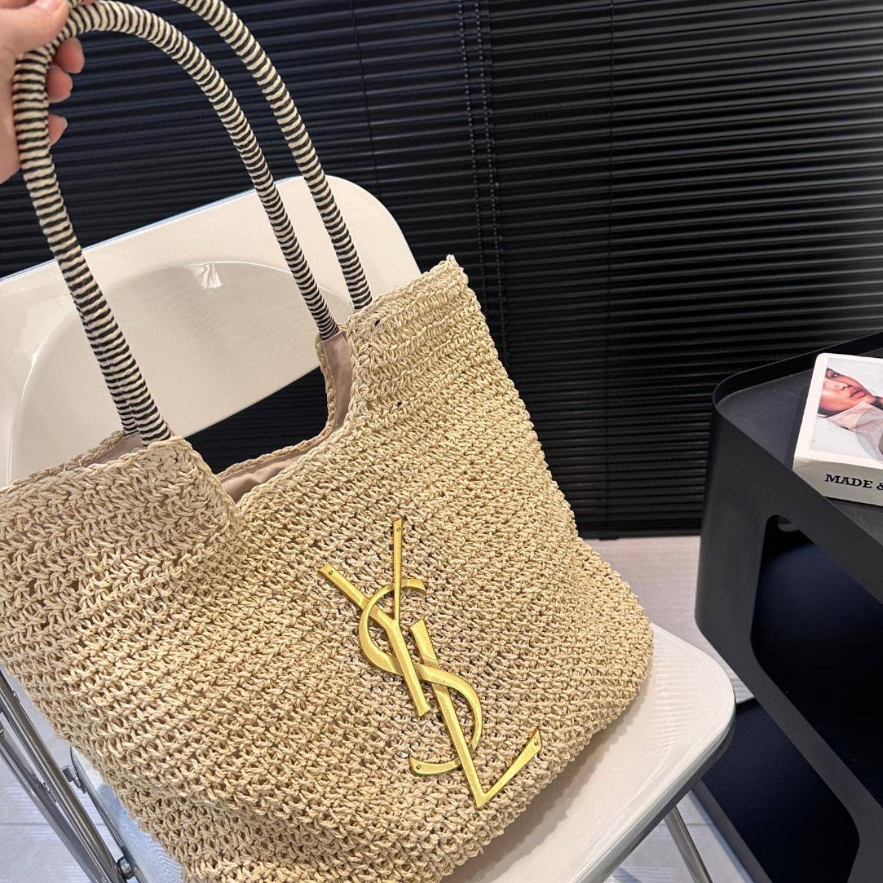 SAINT LAURENT YSL Bag Raffia