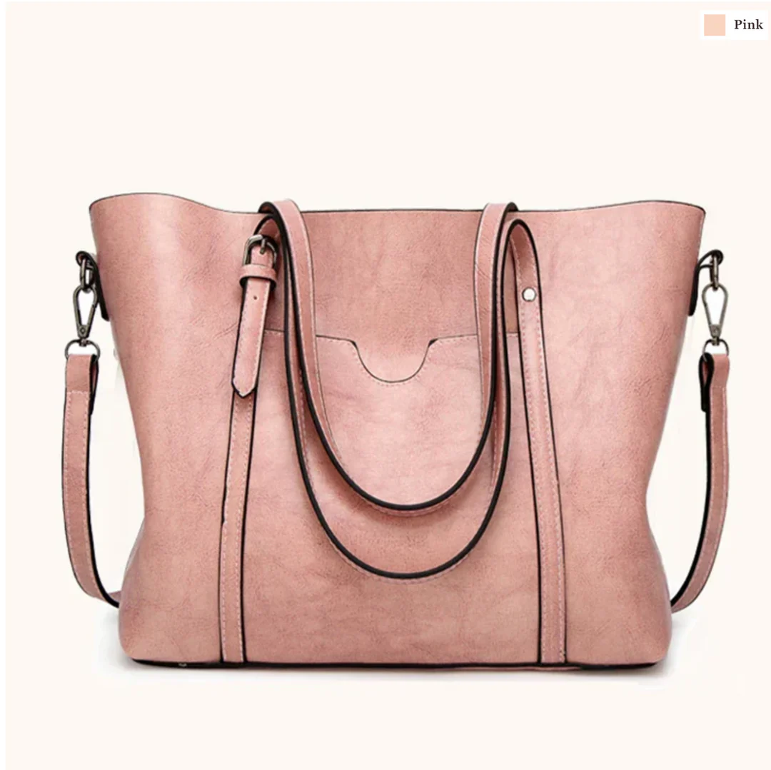 Bolsa de couro feita à mão