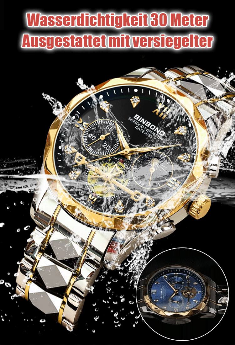 Нова серия многофункционални часовници с хронограф с шест стрелки