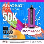 AIVONO AIM FATMAX 50000 Puffs Vapes Cherry Raspberry