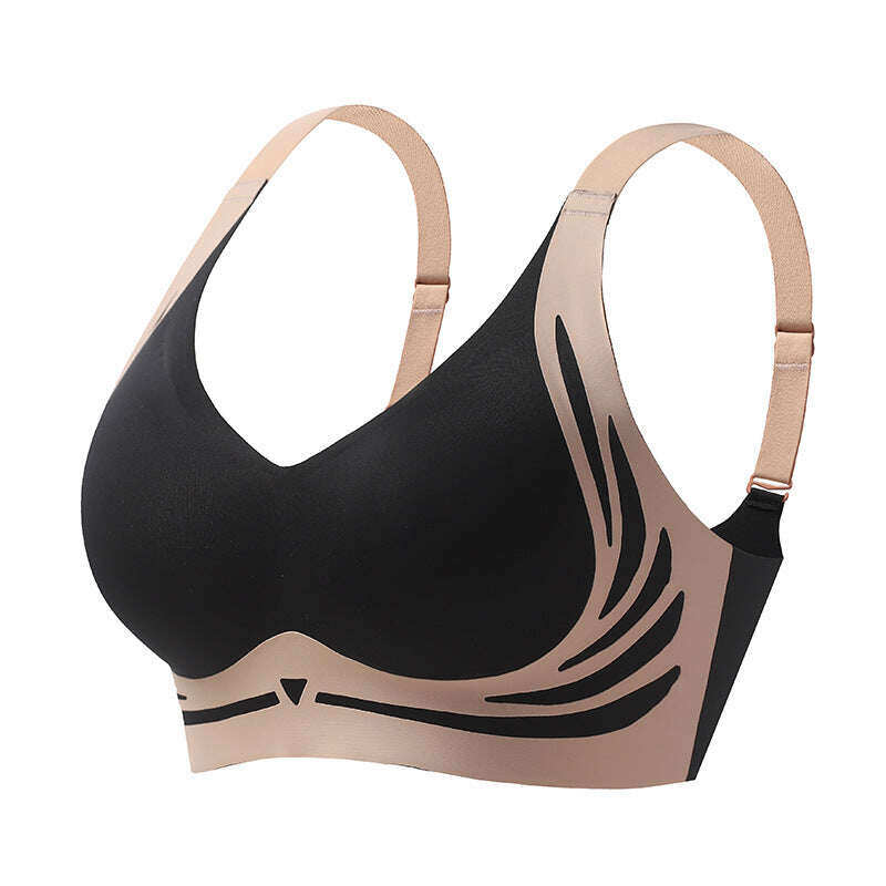 💕Sutiã push-up sem fio com levantamento e anti-gotas