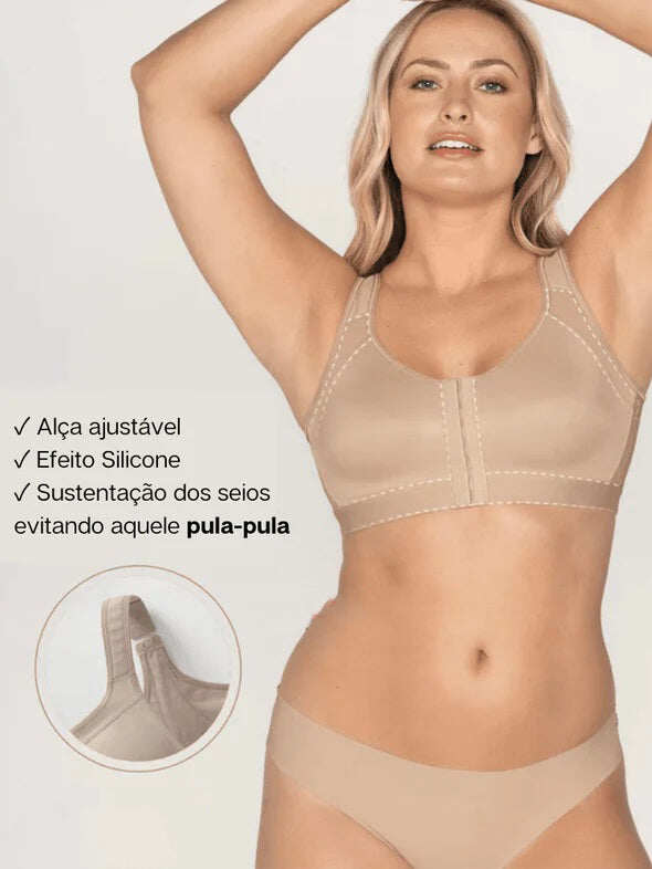 Biustonosz Plus Comfort - Lepsza postawa, wsparcie, dopasowanie i efekt silikonu