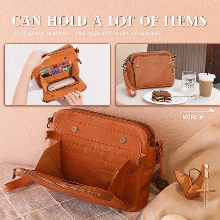 🔥Žhavý výprodej s 50% slevou - kožené tašky a spojky