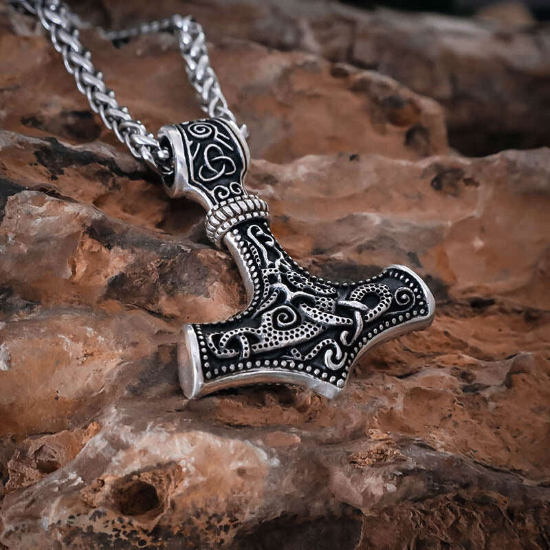 Декоративен амулет Mjölnir - неръждаема стомана