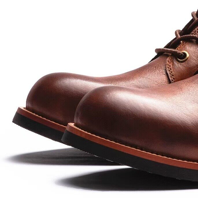 Bota de couro novas e elegantes para homem | Oferta de metade do preço!🔥