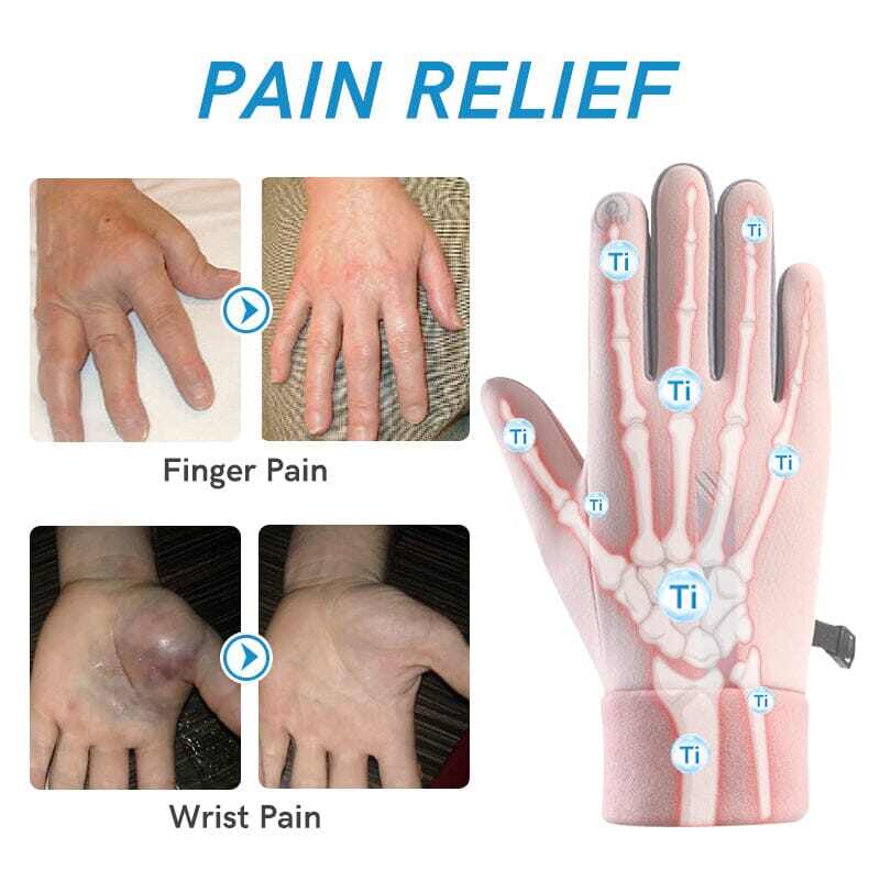 GFOUK™ ТИТАНИЕВИ ЙОНИЗИРАНИ ДАЛЕЧНИ ИНФРАЧЕРВЕНИ ТЕРАПЕВТИЧНИ РЪКАВИЦИ ЗА АРТРИТ