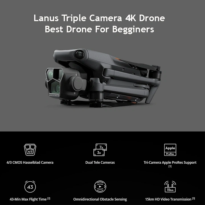 🎄Promoção especial de Natal🎄Drone de câmera 4K adequado para adultos HS175D Controle remoto Quadcopter de retorno automático Siga-me Motor sem escova Círculo Pontos de passagem de vôo Altitude Hold Modo sem cabeça 28 minutos de tempo de vôo!!