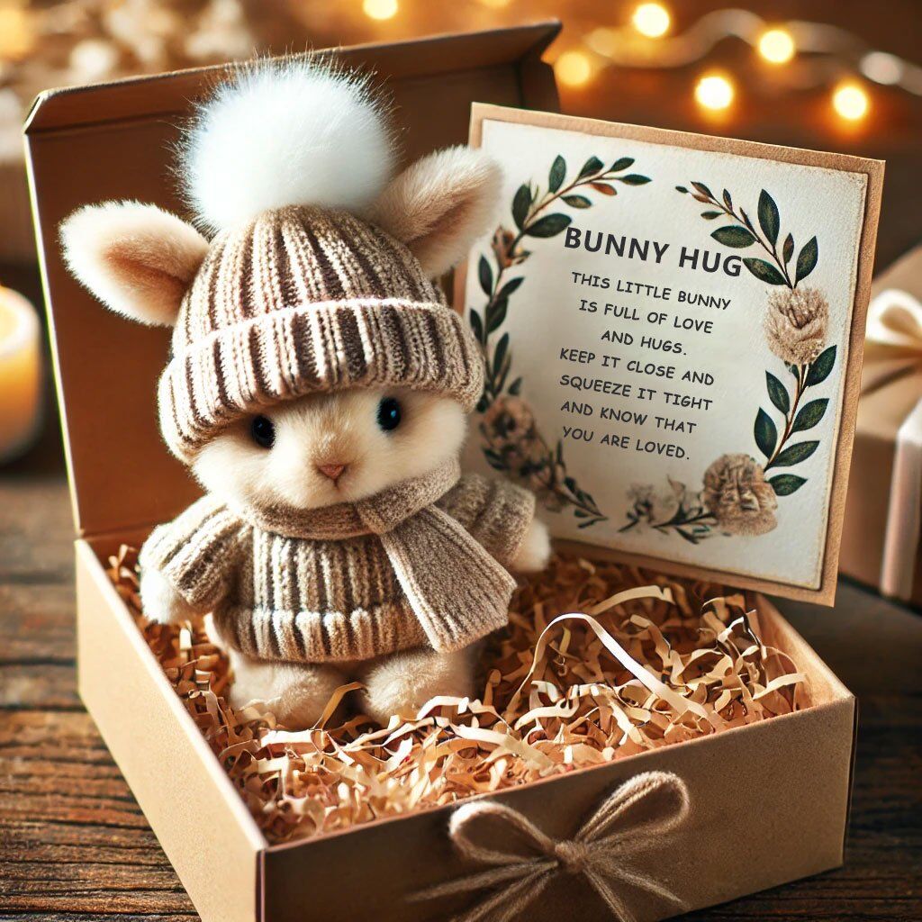 🐇Mini nyuszi ölelhető édes húsvéti ajándék🎁