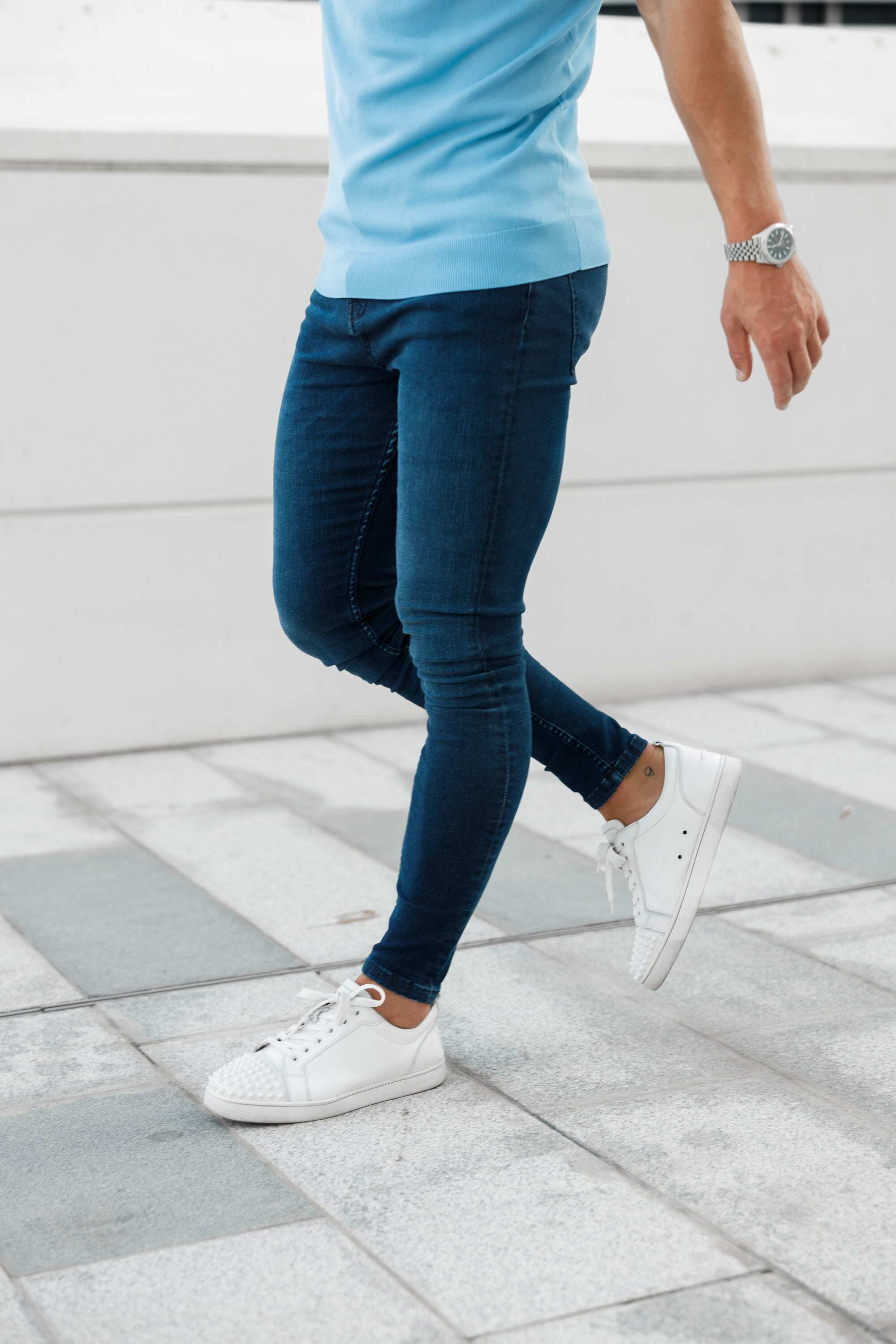 Ultra Stretch Navy Slim Jeans - FSJEAN001