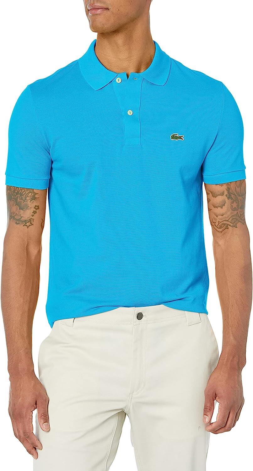 CAMISA POLO MASCULINA LACOSTE CLASSIC PIQUE SLIM FIT MANGA CURTA