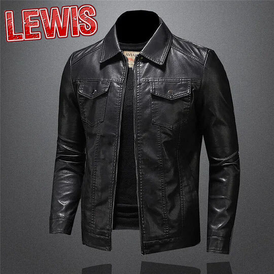 Lewis | Jaqueta de couro masculina