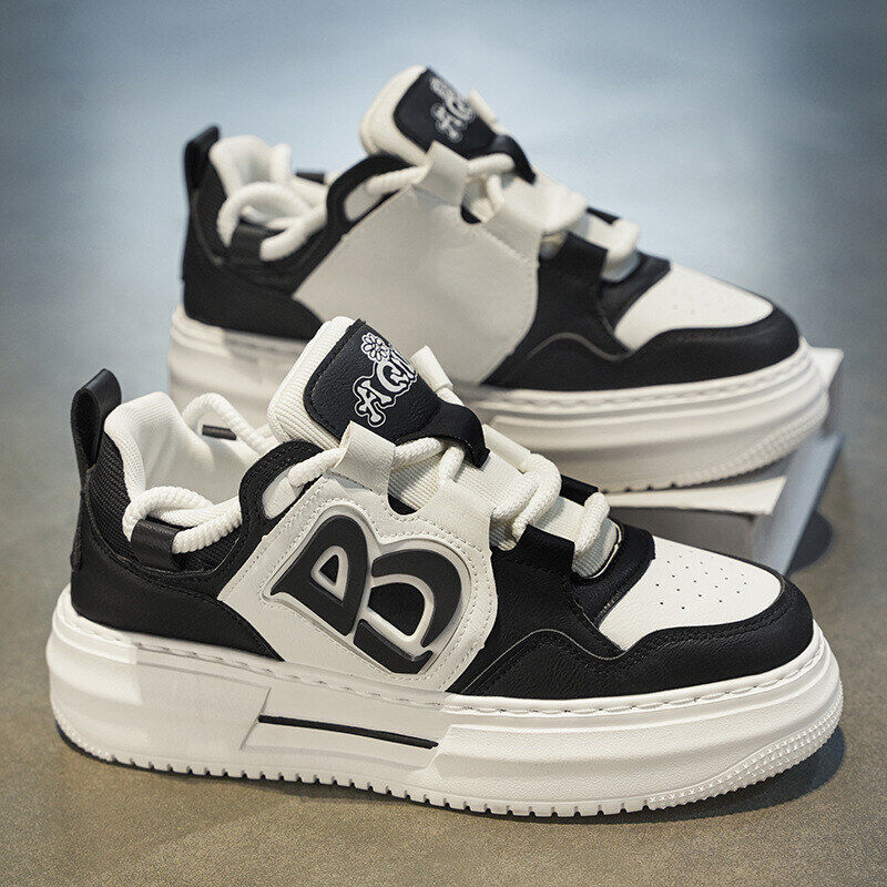 2024 novos tênis casuais e versáteis com sola grossa