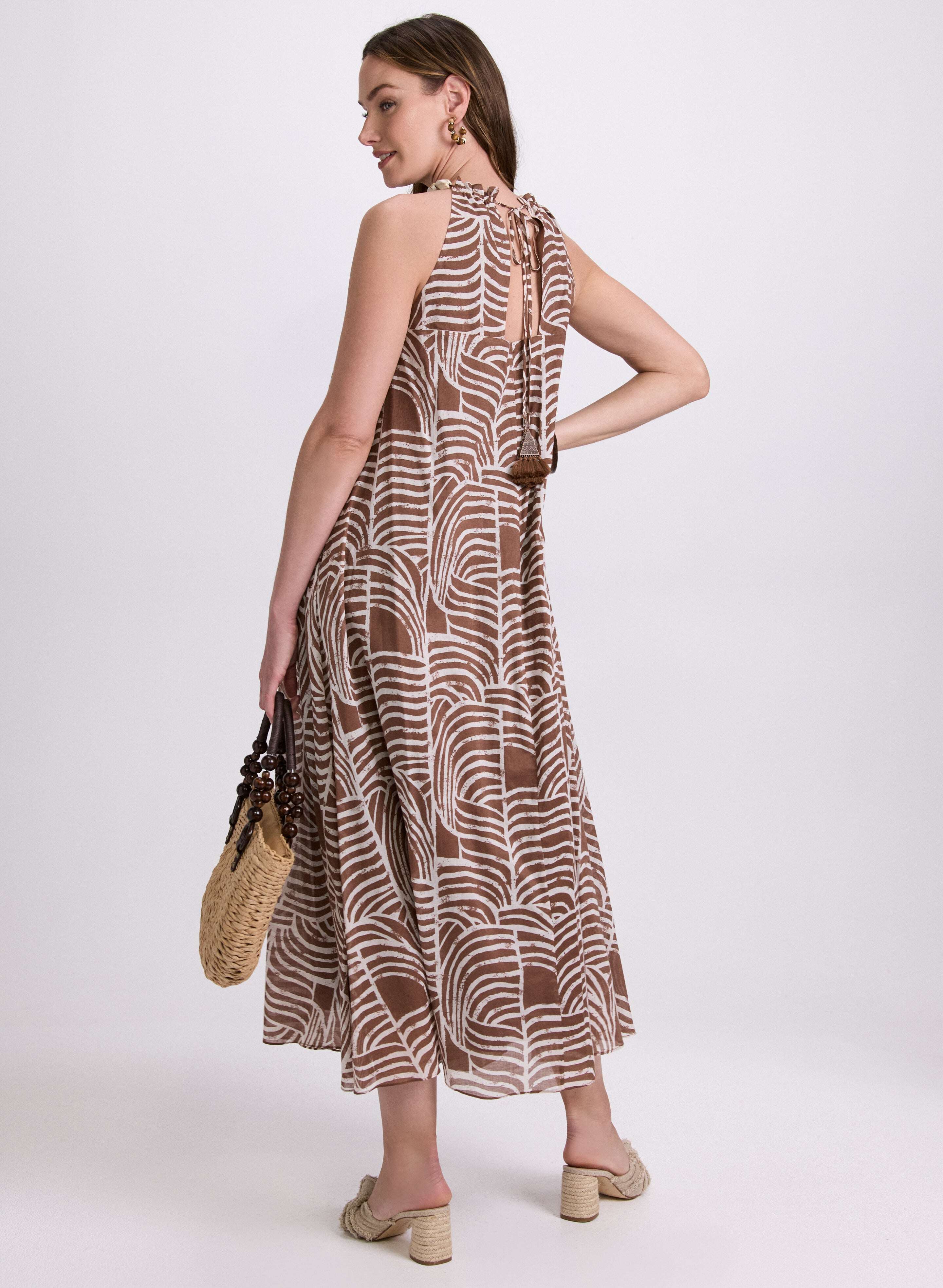 2025 New Halter neck maxi dress
