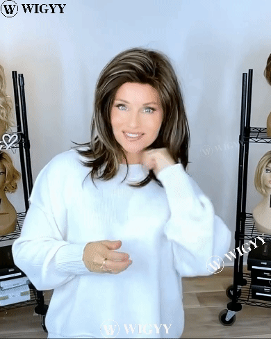 Wigyy Peruca Reta Elegante