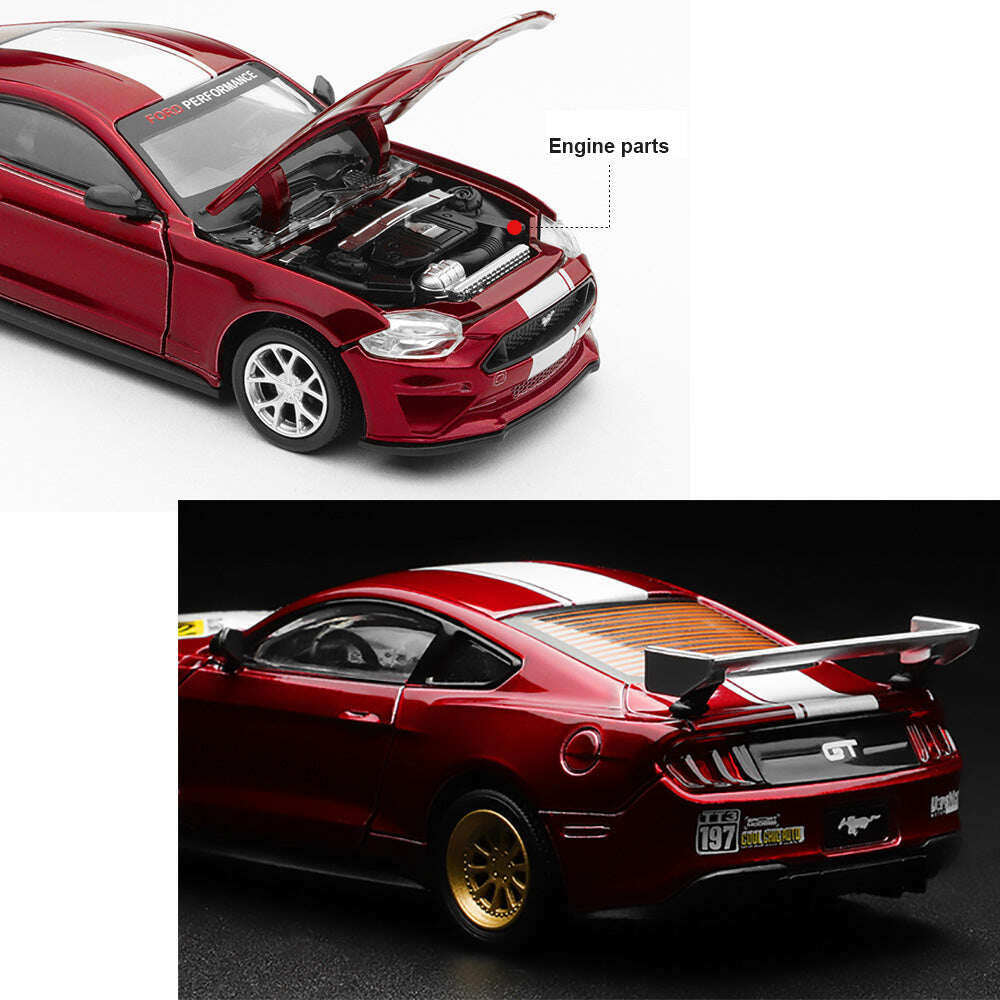 Комплект 2018 Ford Mustang GT Super Racing модел в мащаб 1:42