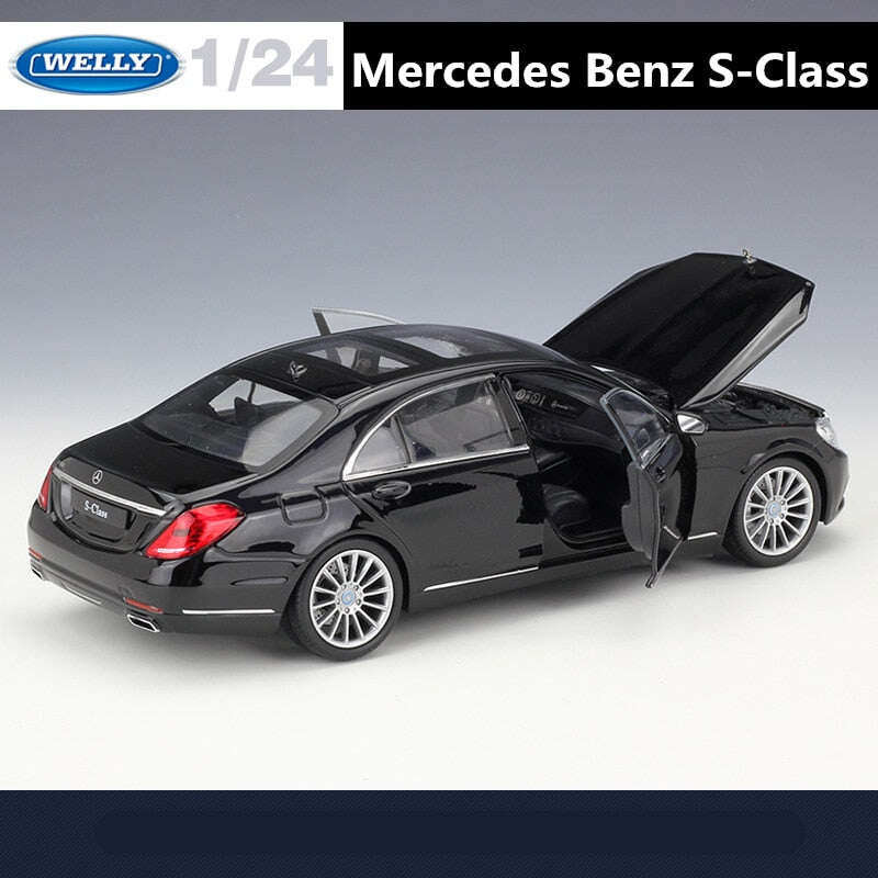 1:24 Mercedes Benz S-Class S500 Алуминиев модел на автомобил, отлят под налягане