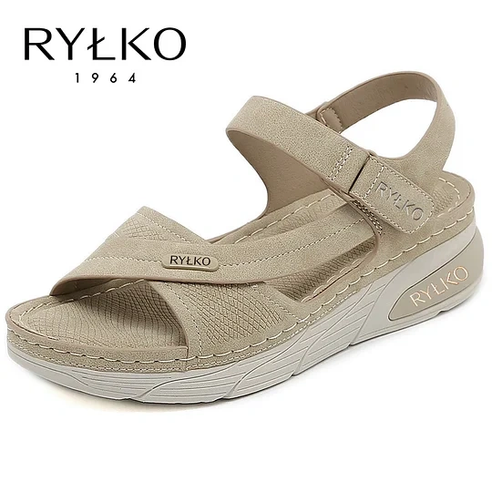 RYLKO® 2025 női bőr szandál rüsztbetéttel