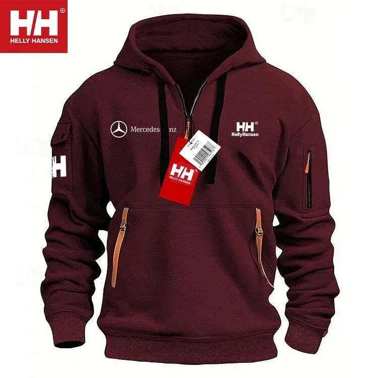 Helly Hansen | Mercedes-Benz új őszi-téli bő cipzáras pulóver